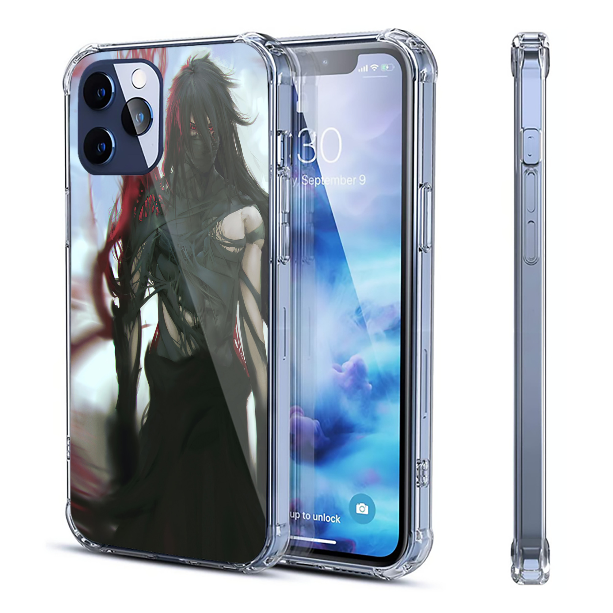 （画像用） ブリーチ BLEACH 【iPhone 12シリーズ対応】透明スマホケース（クリアソフトケース）